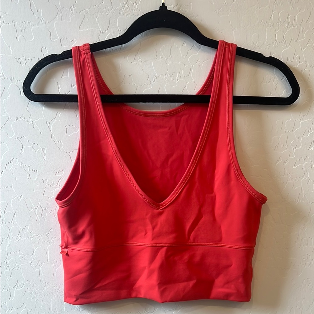 Lululemon Vercitile Pink Workout Top